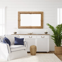 Load image into Gallery viewer, Seniya Jute Rope Rectangular Mirror